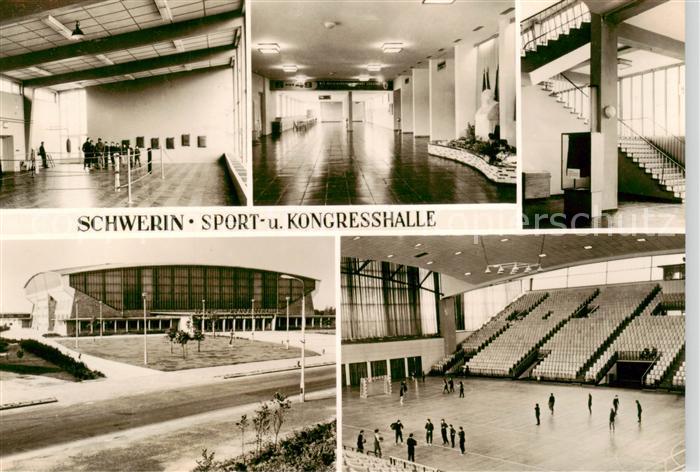 Schwerin  Mecklenburg Sport und Kongresshalle Details