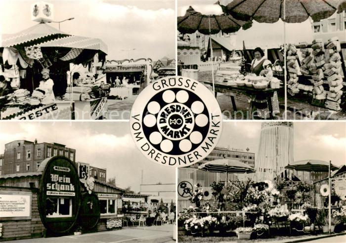 Dresden Elbe Dresdner Markt Details