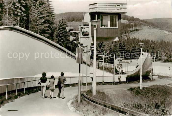 Oberhof  Thueringen Rennschlittenbahn