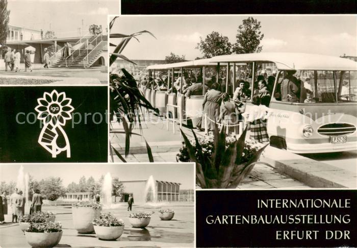 ERFURT  CITY Internationale Gartenbauausstellung Teilansichten