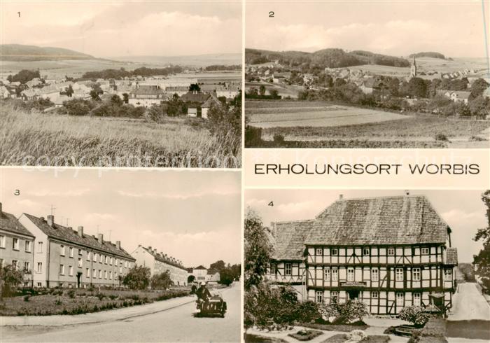 Worbis Eichsfeld Panorama Nordhaeuser Strasse Rathaus
