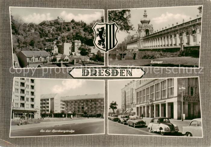 Dresden Elbe Standseilbahn Zwinger An der Borsbergstrasse Cafe Prag