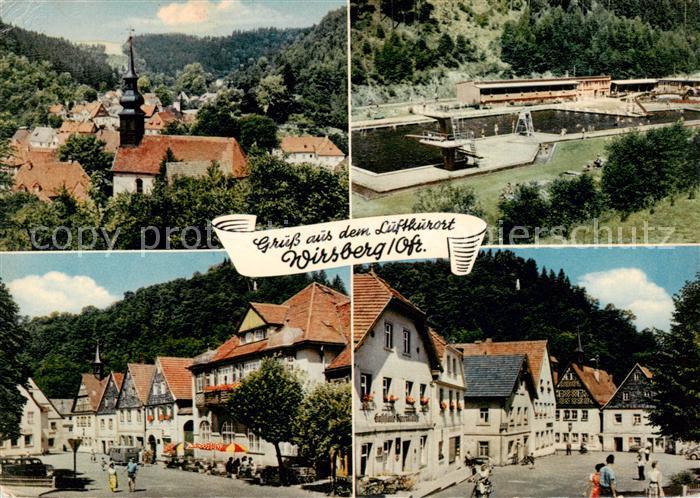 Wirsberg Kulmbach Bayern Kirche Schwimmbad Ortspartien