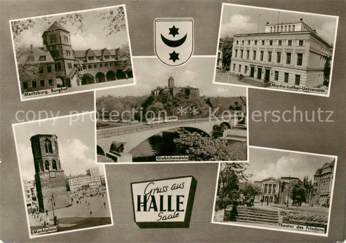 Halle Saale Moritzburg Burghof Giebichenstein Martin Luther Universitaet Marktpl