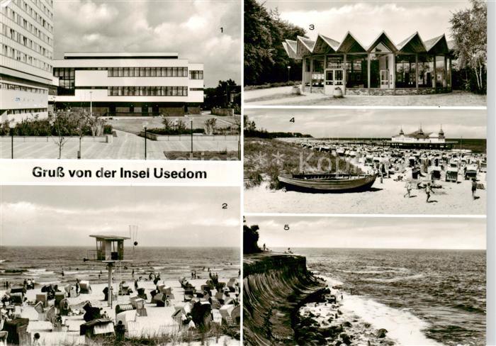 Usedom Mecklenburg-Vorpommern Ostseebaeder Zinnowitz Bansin Heringsdorf Ahlbeck