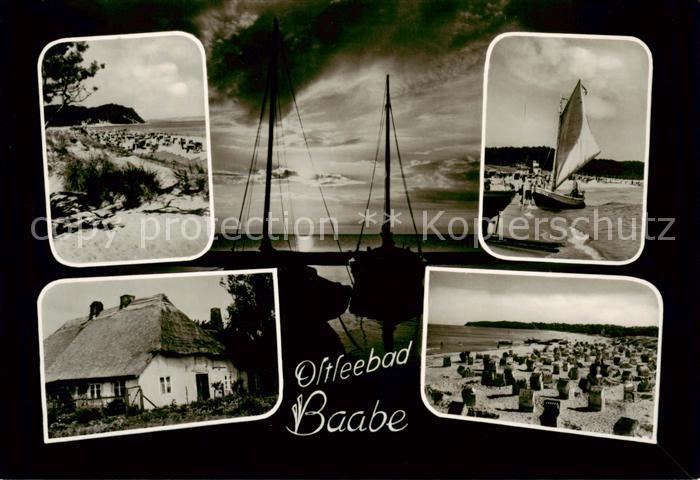 Baabe Ostseebad Ruegen Strandpartien Fischerhaus