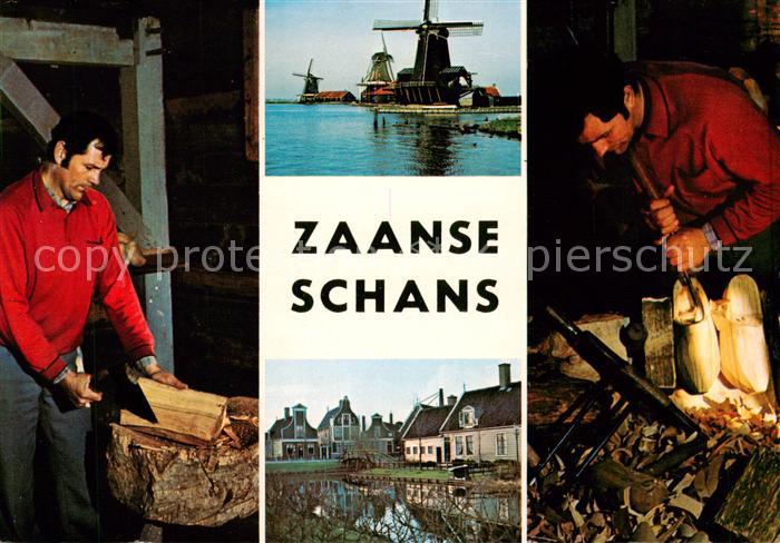 Vreeswijk Nieuwegein NL De Zaanse Schans Handklompenmaker Woodenshoemaker