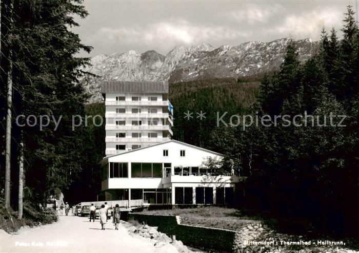 Mitterndorf Bad Heilbrunn Kurhaus