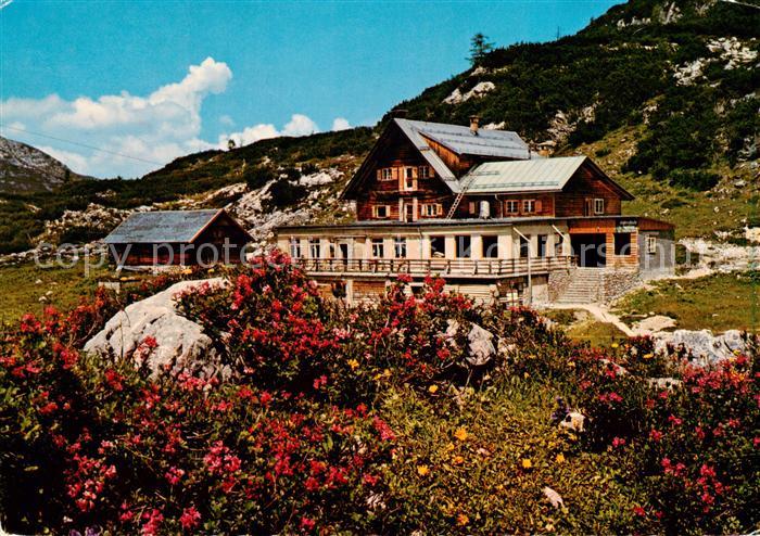 Obertraun Oberoesterreich AT Schutzhuettel Schilcherhaus