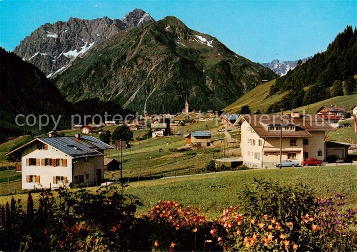 Mittelberg Kleinwalsertal AT mit Widderstein
