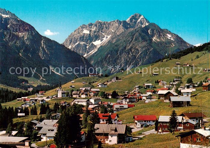 Hirschegg Kleinwalsertal Vorarlberg AT mit Widderstein