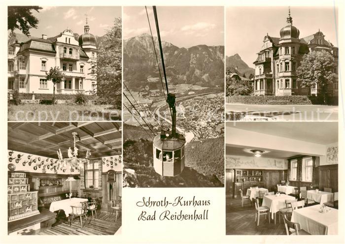 Bad Reichenhall Schroth Kurhaus Gastraeume Seilbahn
