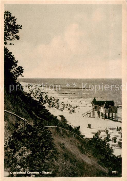 Koserow Ostseebad Usedom Strandpartie