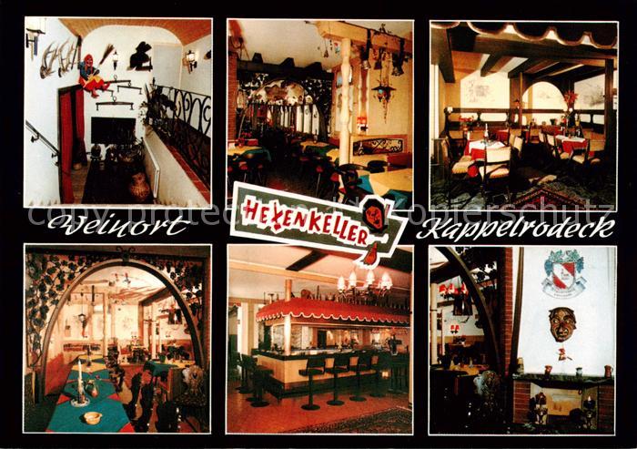 Kappelrodeck Hexenkeller Teilansichten Gastraeume Bar