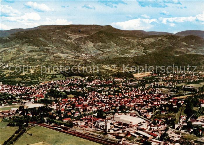 Achern Baden Fliegeraufnahme mit Hornisgrinde