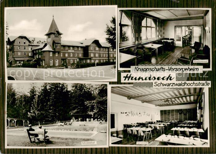 Hundseck Buehl Knappschafts Vorsorgeheim Hundseck Konferenzsaal Schwimmbad Speis