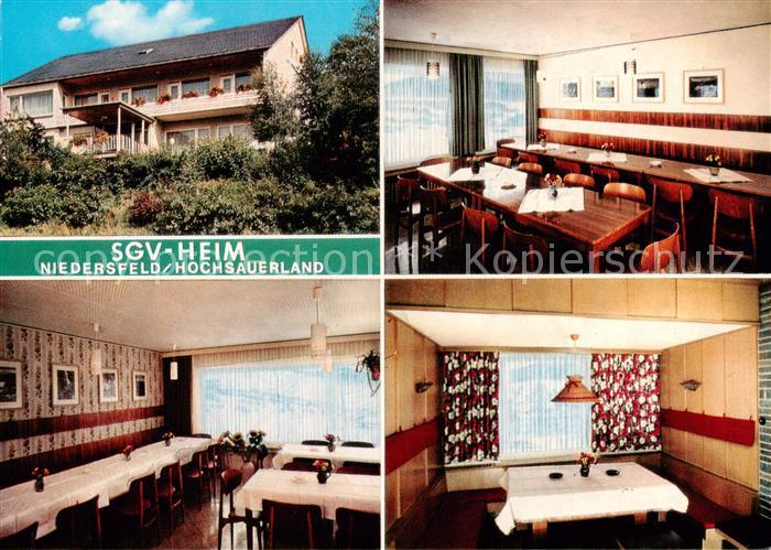 Niedersfeld Winterberg SGV Heim Hochsauerland Gastraeume