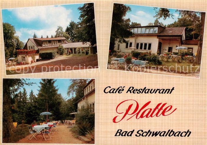 Bad Schwalbach Cafe Restaurant Platte Park Terrasse