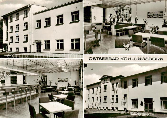 Kuehlungsborn Ostseebad FDGB Erholungsheim Strandjuwel Snack Bar FDGB Erholungsh