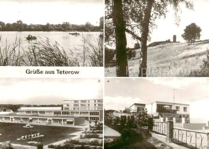 Teterow Teterower See Heidberge Kinderkombination Eigenheimsiedlung Bormuehlenwe