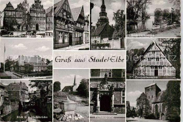 Stade Niederelbe Buergermeister Hinze Haus Jugendherberge Hudebruecke Knechthau