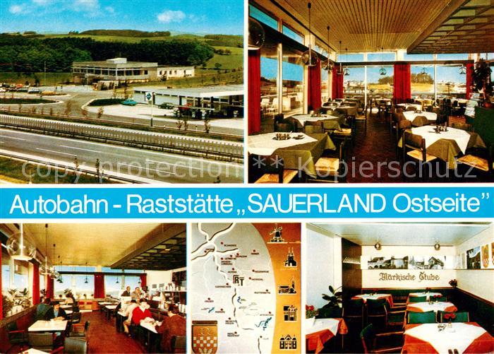 Luedenscheid Autobahn Raststaette Sauerland Ost Gastraeume