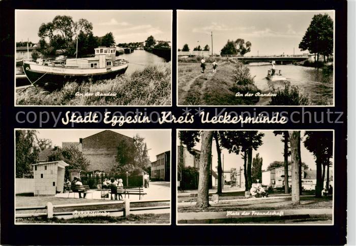 Eggesin An der Randow Bahnhofstrasse Platz der Freundschaft
