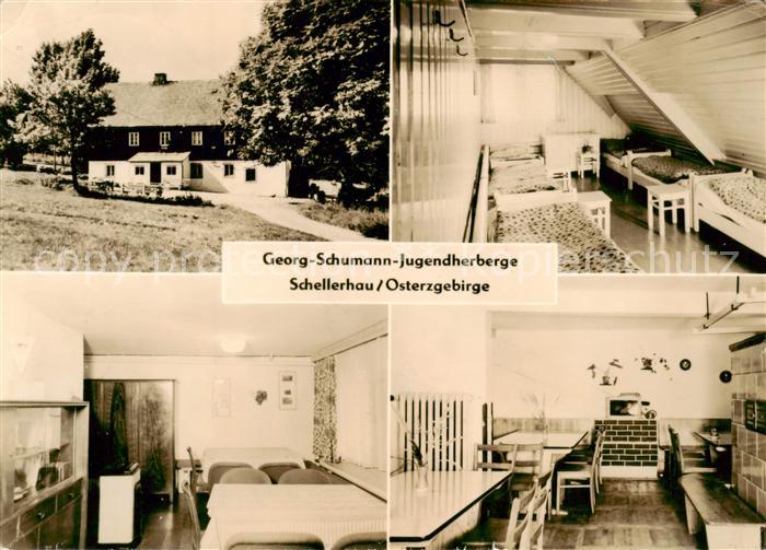 Schellerhau Georg Schumann Jugendherberge Gastraeume Zimmer