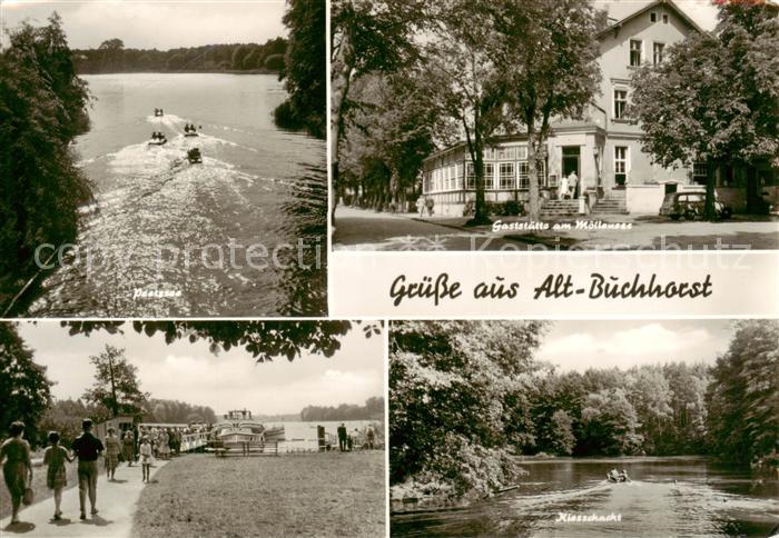 Alt-Buchhorst Gruenheide Mark Peetzsee Gaststaette am Moellensee Strandweg Kiess