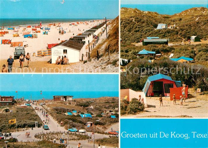 De Koog Texel NL Strandpartien Zeltplatz