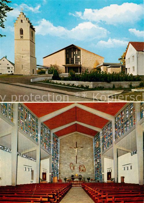 Gosheim Wuerttemberg Kath Pfarrkirche Heilig Kreuz Inneres
