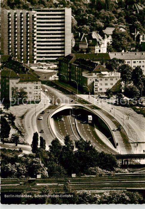 Halensee Grunewald CHARLOTTENBURG-WILMERSDORF BERLIN Schnellstrassen Einfahrt
