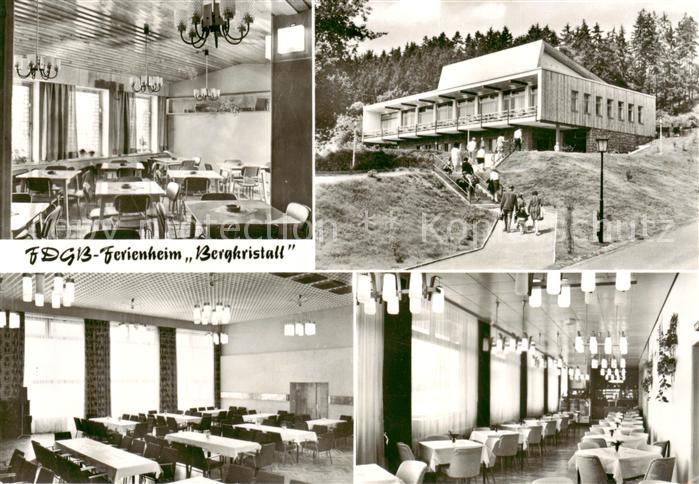 Waldau Thueringen FDGB Ferienheim Bergkristall Gastraeume