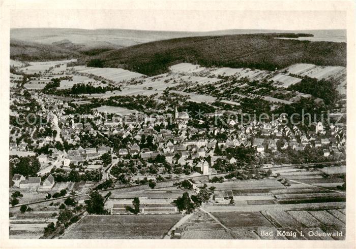 Bad Koenig Odenwald Fliegeraufnahme