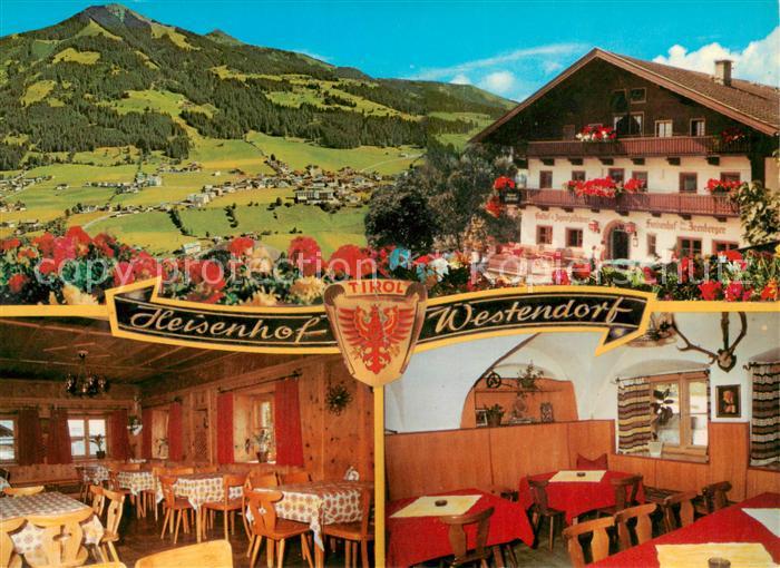 Westendorf Tirol Gasthof Jugendgaestehaus Heisenhof Gastraeume