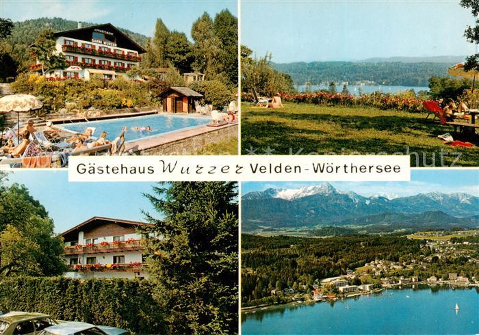 Velden  Woerthersee AT Gaestehaus Wurzer Freibad Seepartien