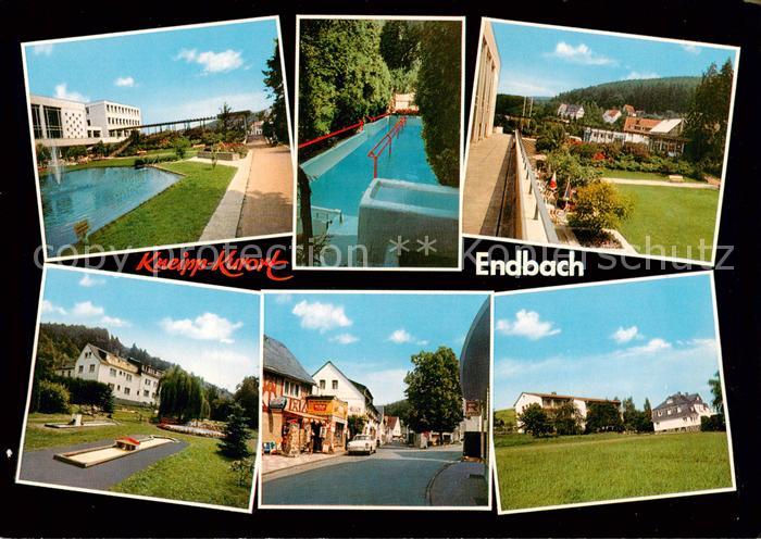 Endbach Gladenbach Kneipp Kurort Kurananlagen Wassertretanlage Minigolf Dorfstra