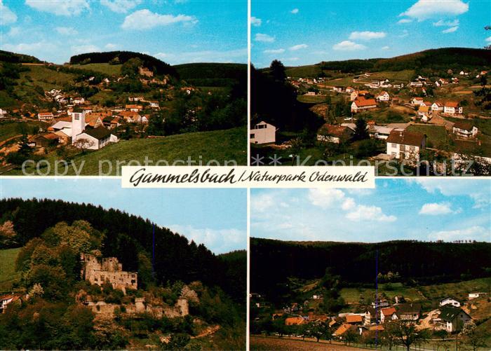 Gammelsbach Panorama Burgruine Gasthaus Zum Kuehlen Krug