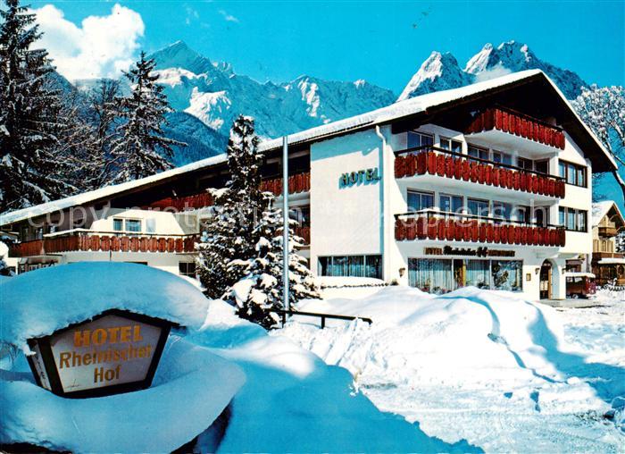 GARMISCH-PARTENKIRCHEN Bayern Hotel Pension Rheinischer Hof
