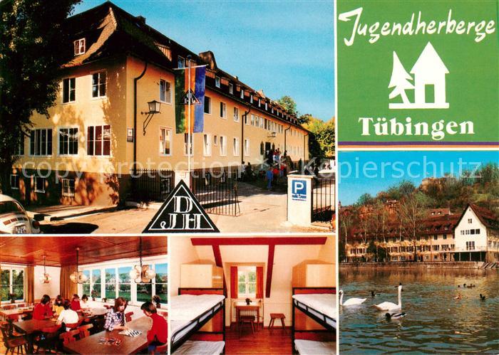 TueBINGEN BW Jugendherberge Speiseraum Mehrbettzimmer Schwanenteich