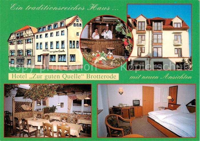 Brotterode Hotel Zur guten Quelle Gaststube Zimmer