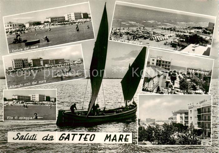 Gatteo Mare IT Veduta dal mare Alberghi visti Vila di spiaggia Scorcio da spiagg
