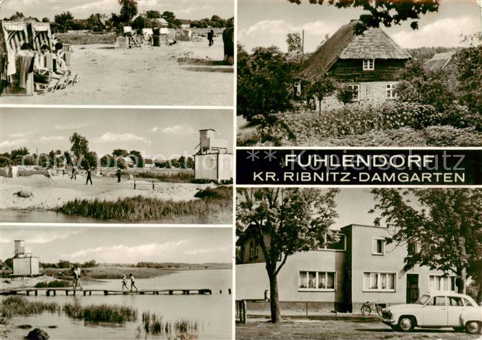 Fuhlendorf Darss Ribnitz-Damgarten Strandpartien Badesteg Huette Konsum Gaststae