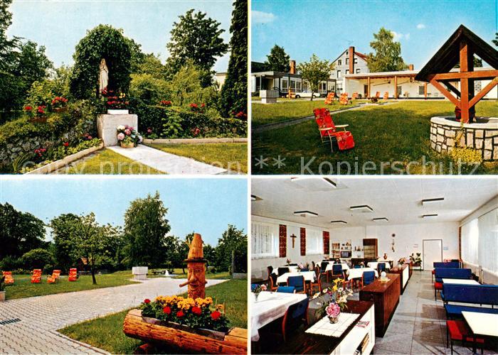 Leimen Pfalz Haus Maria Tann Gedenkstaette Brunnen Speisesaal