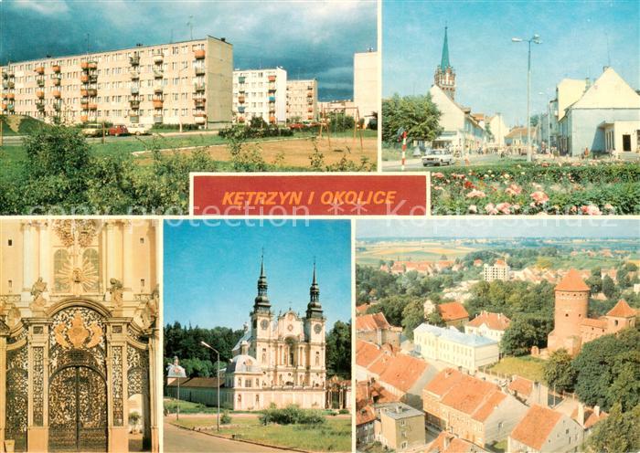 Ketrzyn Rastenburg Ostpreussen PL Orts und Teilansichten Kirche