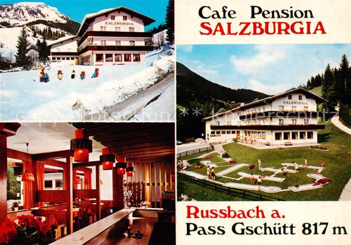 Russbach Pass Gschuett Salzburg AT Cafe Salzburgia Gaststube Minigolfanlage