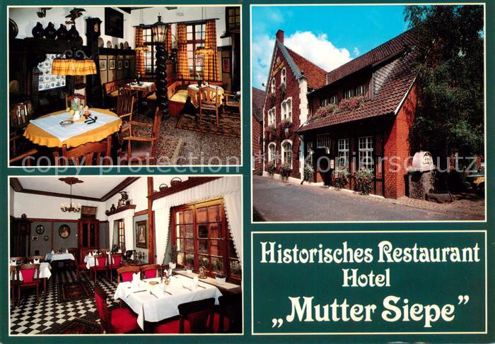 Seppenrade Historisches Restaurant Hotel MUtter Siepe Gastraeume