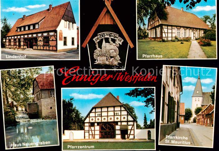 Enniger Lindenhof Haus Neuengraben Pfarrzentrum Pfarrhaus Pfarrkirche St Mauriti