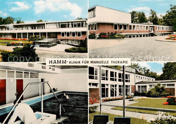 Hamm  Westfalen Klinik fuer Manuelle Therapie Hallenbad