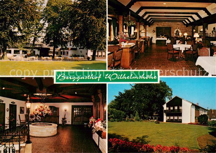 Stemwede Berggasthof Wilhelmshoehe Gastraum Halle Park